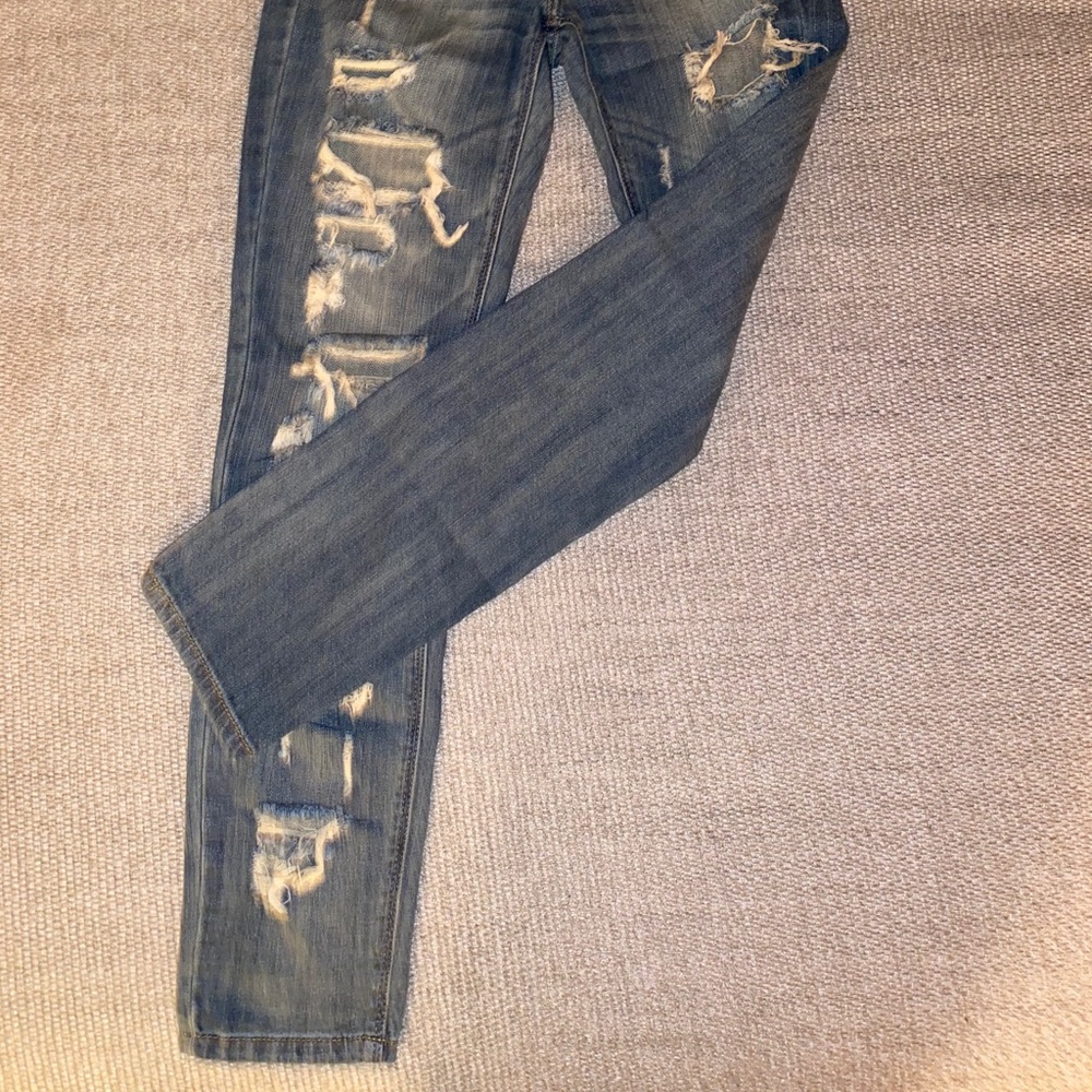 Eunina Ripped Mid Rise Skinny Jeans - Picture 6 of 10